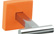 Percha naranja cromo brillo
