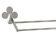 Stainless steel clothes hanger