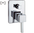 Single-lever concealed bath and shower mixer