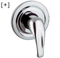 Single-lever concealed shower mixer